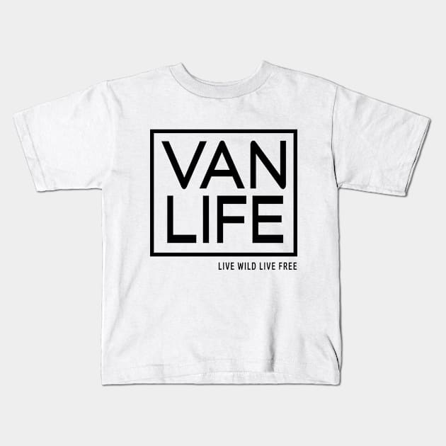 Van Life Kids T-Shirt by Tshirt Samurai